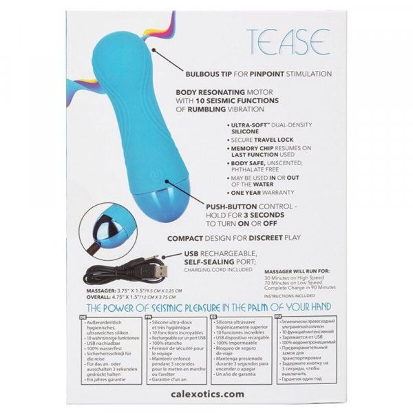 CalExotics Tremble Tease Dual Density Silicone Massager