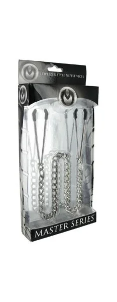 Tweezer Nipple Clamps - Silver