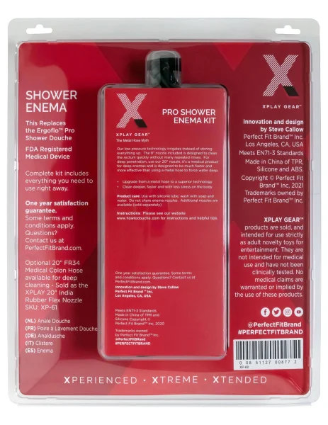Xplay Pro Shower Enema Kit