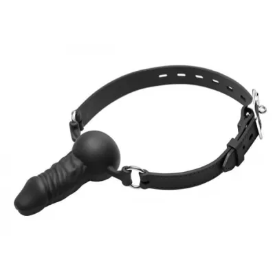Suppressor Silicone Mini Face Banger Gag Black