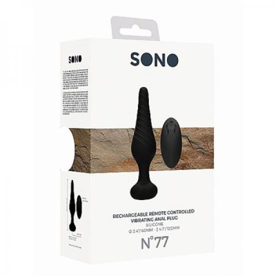Sono No 77 Remote Controlled Vibrating Anal Plug Back