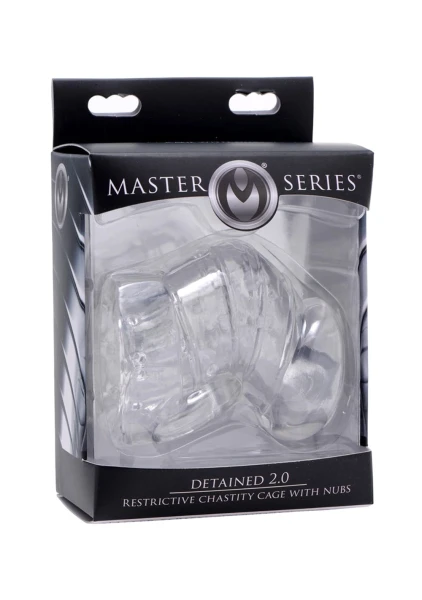 Detained 2.0 Restrictive Chastity Cage With Nubs