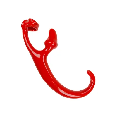 Alien Tail Butt Plug And Sling Red 20 2 Inch