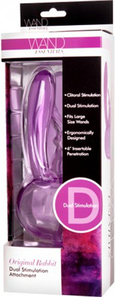 Original Rabbit Dual Stimulation Wand Attachment (Lavender)