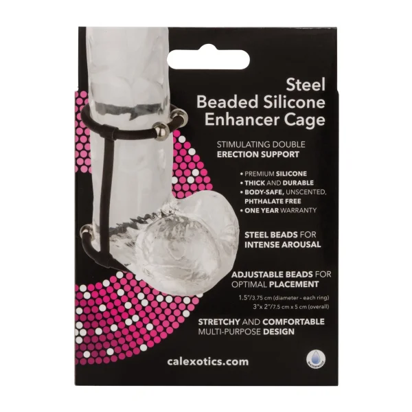 Steel Beaded Silicone Enhancer Cage