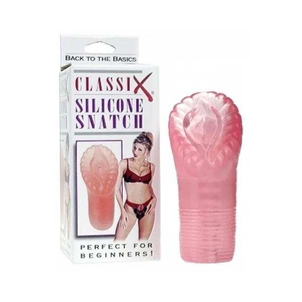 Classix Silicone Snatch Pink Masturbator