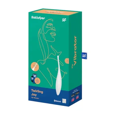 Satisfyer Twirling Joy White 7 Inch