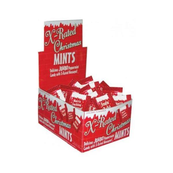 Amusemints X-Rated Christmas Mints Display Of 100