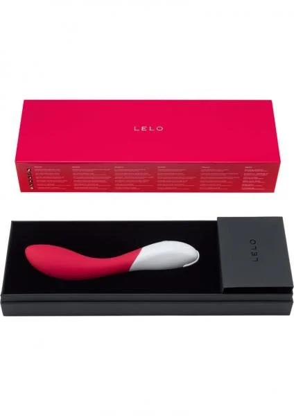 Mona 2 G-Spot Silicone Vibrator - Red