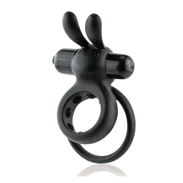 Ohare Vibrating Silicone Cock Ring By Screaming O - Black