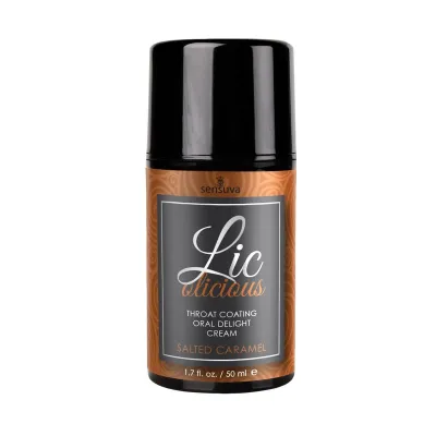 Lic O Licious Salted Caramel Throat Coating Oral Delight Cream 1 7 Fl Oz 50 ml