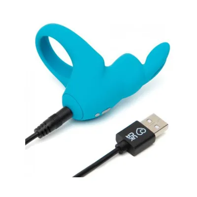 Happy Rabbit Rechargeable Cock Ring Blue