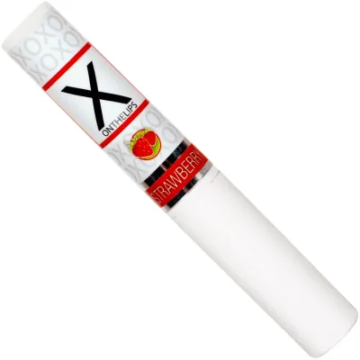 X On the Lips Buzzing Lip Balm with Pheromones by Sensuva 075 fl oz Sizzling Strawberry