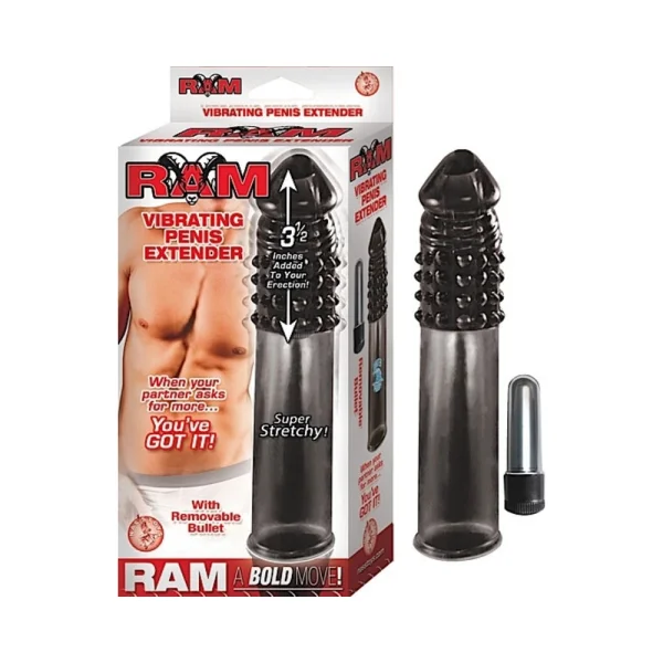 Ram vibrating penis extender