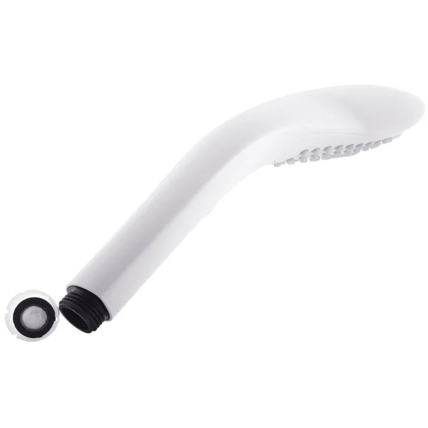 Womanizer Wave Shower Head & Water Massage Clitoral Stimulator - White