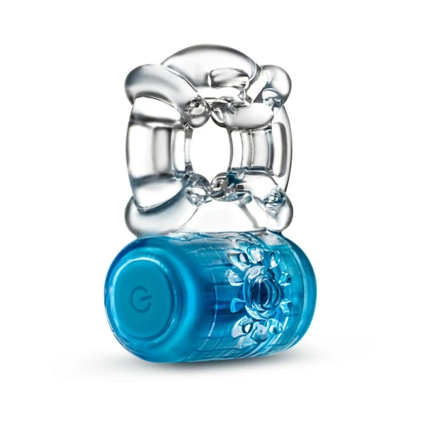 Play With Me - One Night Stand Vibrating C-ring - Blue