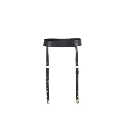 Bijoux Indiscrets Maze Suspender Belt Black