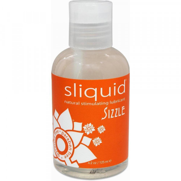 Sliquid Naturals Sizzle Warming - Water-Based Lube | 4.2oz