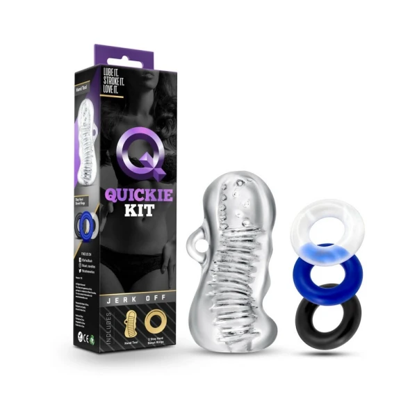 Quickie Kit Jerk Off Clear