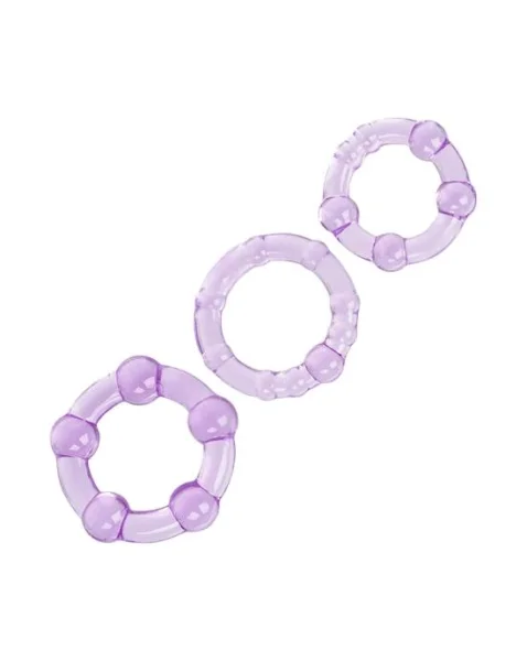Silicone Island Rings - Purple