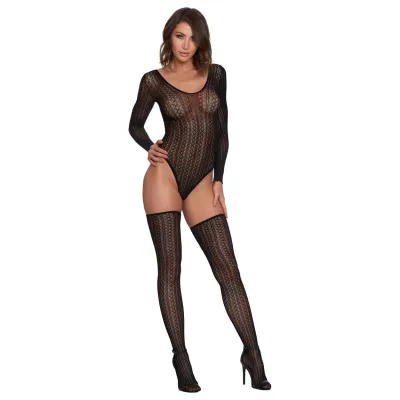Teddy Stockings One Size Black