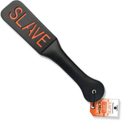The 9 s Orange Is The New Black Slap Paddle Slave Black Paddle