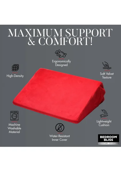 Bedroom Bliss Love Cushion Small Wedge Pillow