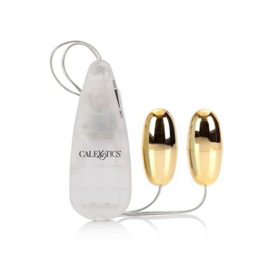 Pocket Exotics Vibrating Double Gold Bullets Gold
