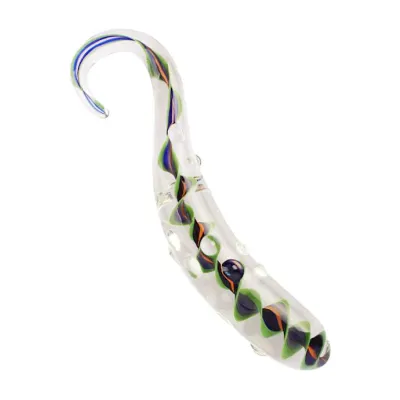 Lucent Drop Glass Massager