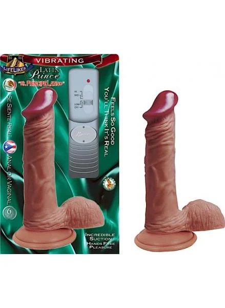 Vibrating Dildos: Lifelikes Vibrating Prince 6in