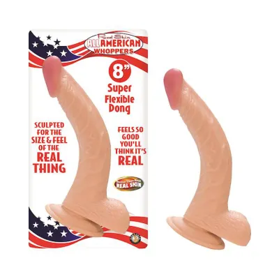 Nass Toys Dildo With Balls 8 Inch White 8 Inch