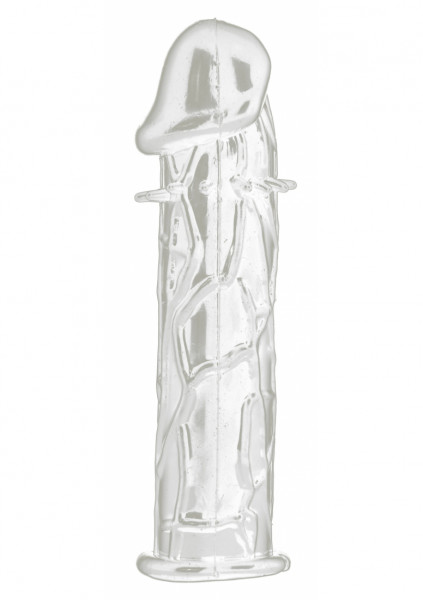 Realistic Penis Extension - Transparent Sex Gloves