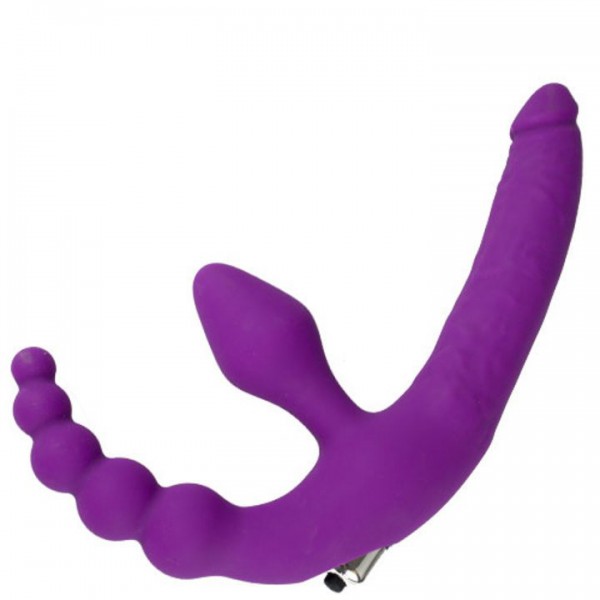 Bondara Vibrating Strapless Strap-On - 7 Inch