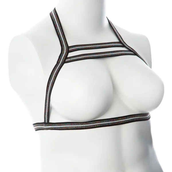 Gender Fluid Silver Lining Harness - Large-xxlarge - Multi-Color