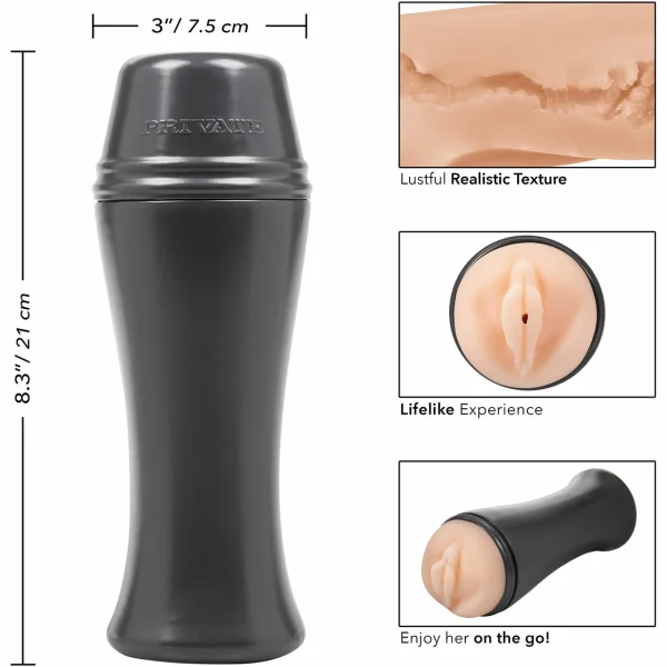 Private Femme Fatale Vacuum Cup To Go Penis Masturbator By CalExotics