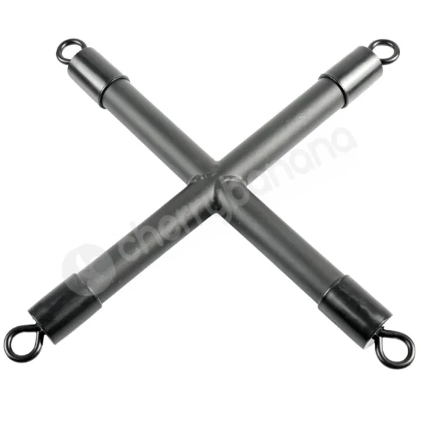 Saffron Stainless Steel Hog Tie & Adjustable Wrist & Ankle Cuff Set