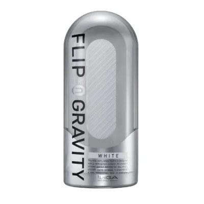 Tenga Flip Zero Gravity White Male Masturbator