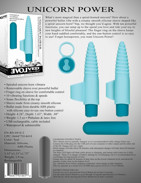 Unicorn Finger Vibrator