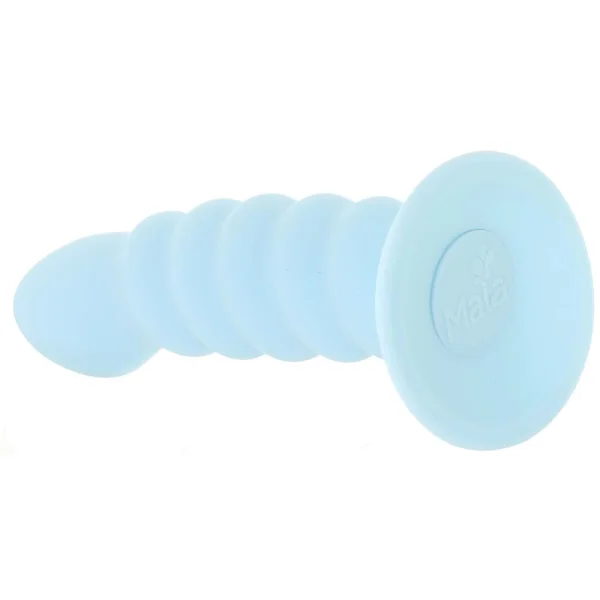 Maia 'Paris' 6" Silicone Ribbed Dong | Suction-Base Dildo — image 9 of 11