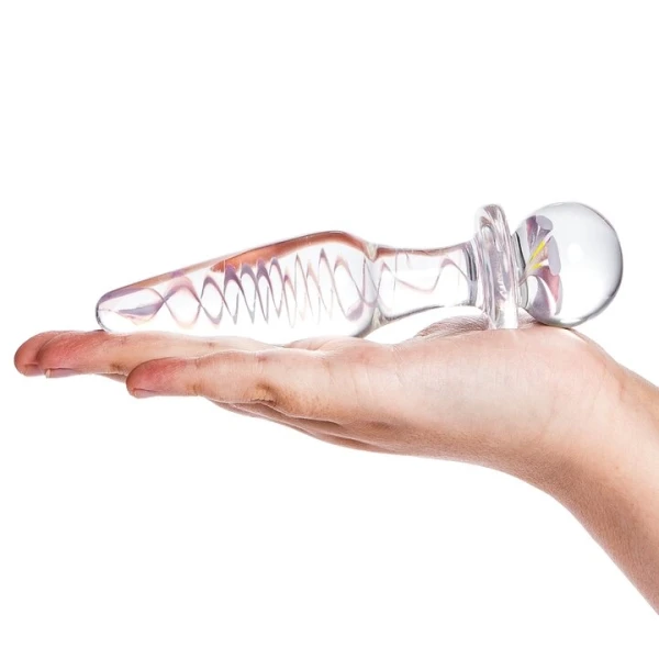 Glacier Glass Pretty Petals Flower Butt Plug – 6.5 Inch — image 4 of 4