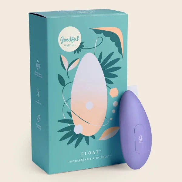 Goodful Wellness Float Rechargeable Waterproof Slim Silicone Clitoral Vibrator