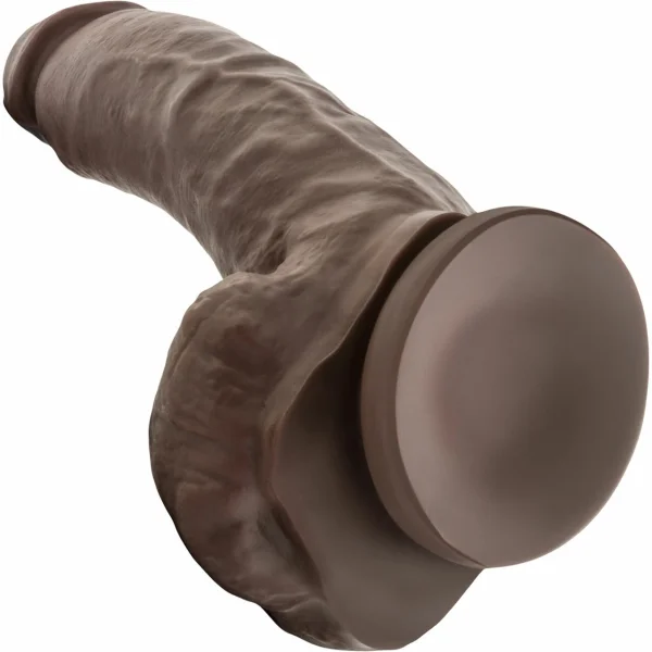 Dr. Skin Mr. Mayor Realistic Dildo With Balls & Suction Cup by Blush - Chocolate