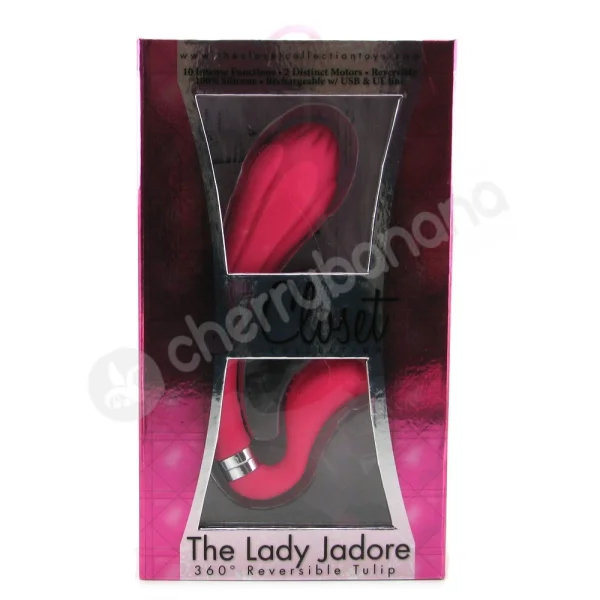 The Lady Jadore 360 Reversible Tulip Pink Vibrator