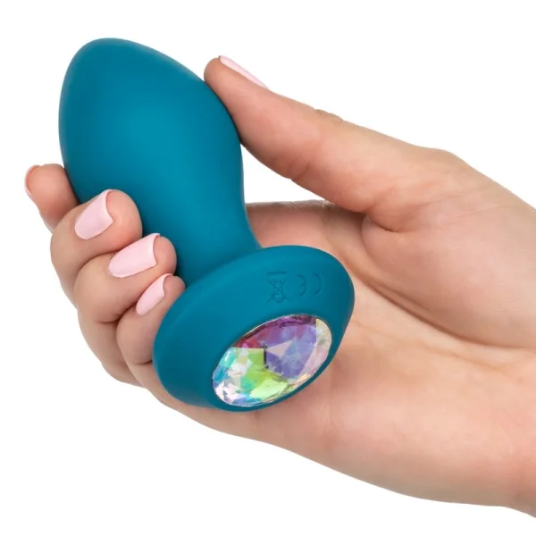 Power Gem Butt Plug Vibrating Crystal Probe
