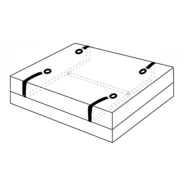 Hold Me Bedroom Restraint System Black Standard Bed