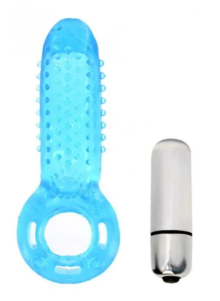 Powerful Bullet Cock Ring Blue — image 4 of 6
