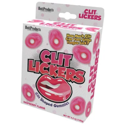 Clit Lickers Gummies Raspberry Flavors 4 2oz