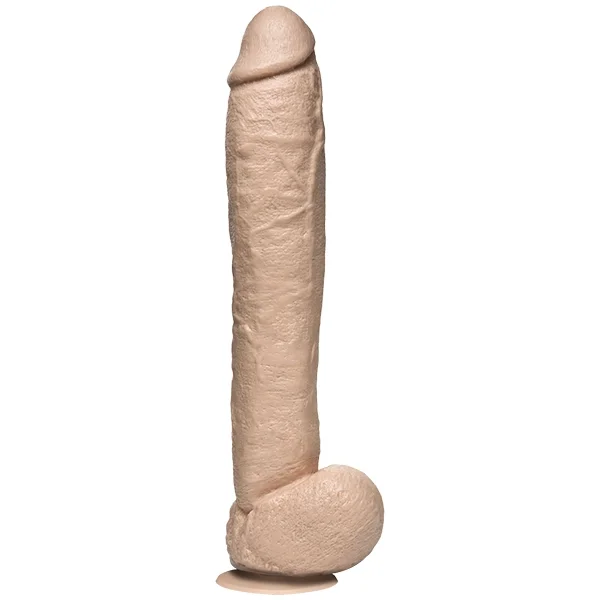 12" Natural Dong with Balls