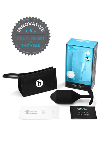 B-Vibe Weighted Silicone 6.3" Snug Butt Plug 5 (350g)