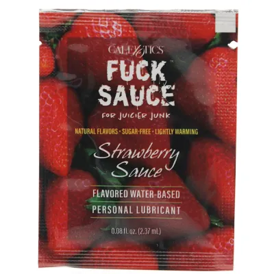 F k Sauce Flavored Lube Packet 08oz 2 37ml